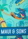 Blue pure cotton beach towel_1