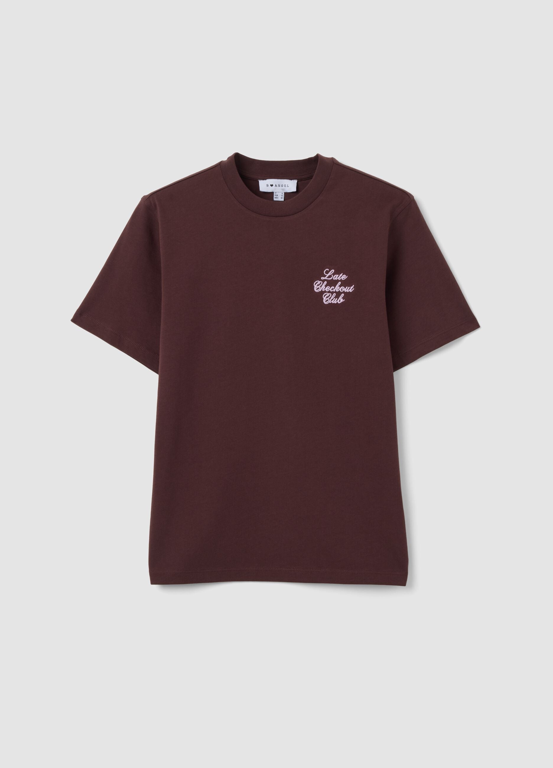 &Kappa;&alpha;&phi;έ T-shirt relaxed &epsilon;&phi;&alpha;&rho;&mu;&omicron;&gamma;ή&sigmaf; &alpha;&pi;ό 100% &beta;&alpha;&mu;&beta;ά&kappa;&iota; &mu;&epsilon; &kappa;&epsilon;&nu;&tau;&eta;&mu;έ&nu;&omicron; &lambda;&omicron;&gamma;ό&tau;&upsilon;&pi;&omicron;