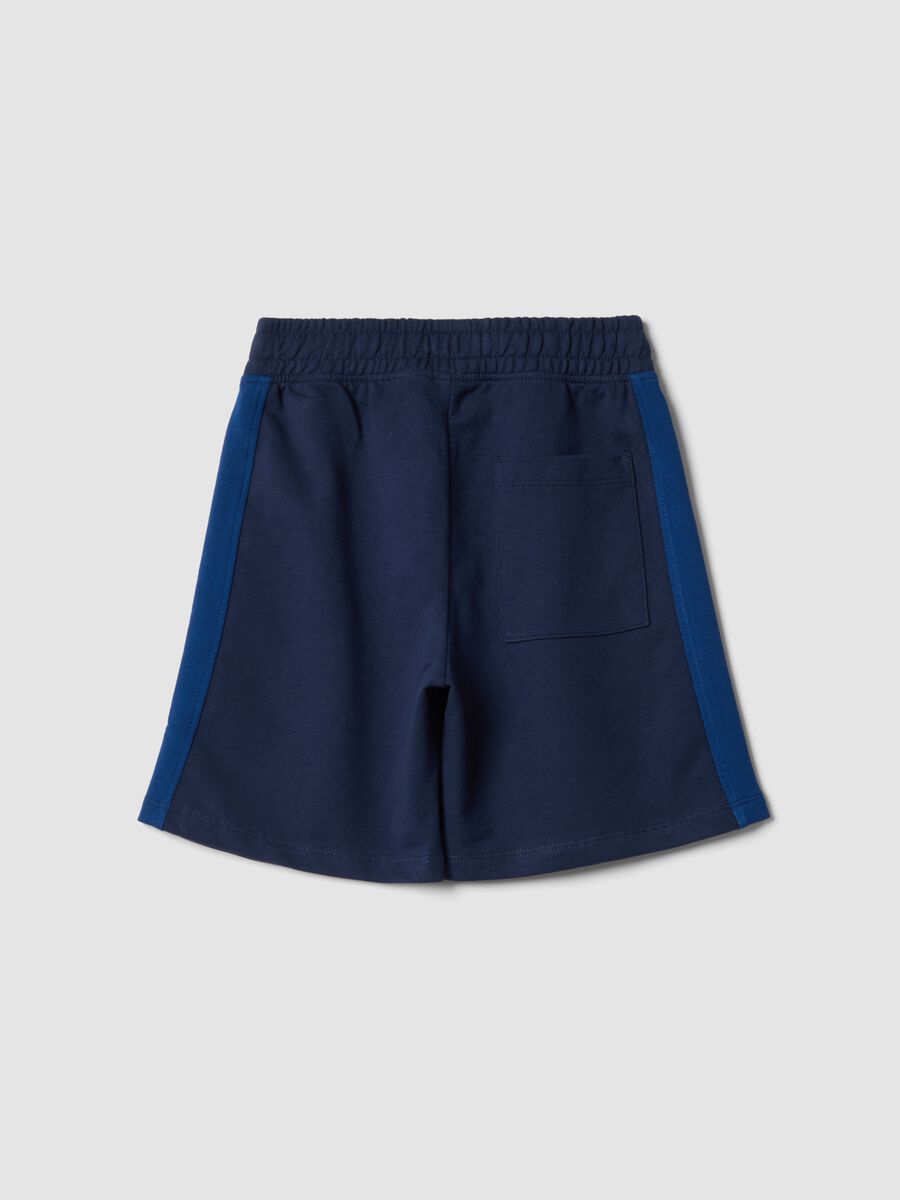 Kinder-Shorts aus reinem Baumwolle, regular fit in blau_1