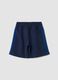Kinder-Shorts aus reinem Baumwolle, regular fit in blau_1