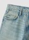 Light blue pure cotton balloon jeans_2