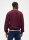 Burgundy Crew Neck Sweatshirt_1