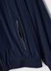 Blue stretch-fabric jacket with zip_1