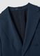 Blue Stretch Fabric Slim Fit Blazer_5