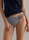 Blue and white striped stretch swim briefs_3