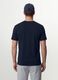 Blue organic cotton slim-fit short-sleeve T-shirt_3