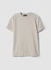 T-shirt grigia in misto cotone traspirante e ad asciugatura rapida_4