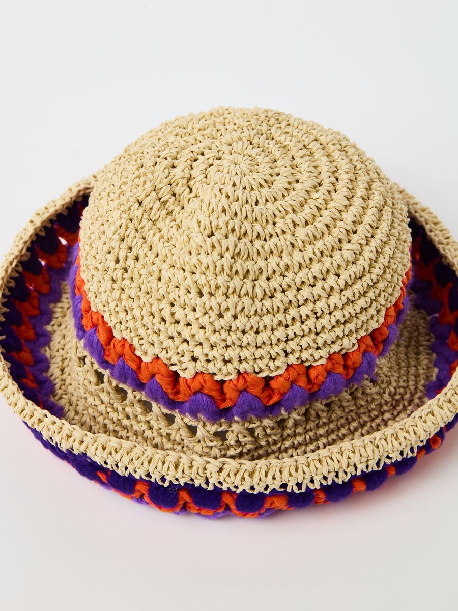 Sombrero de pescador aplicaciones de algodón_1