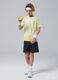 Black ALTAVIA COURT sports shorts in stretchy technical fabric for boys_0