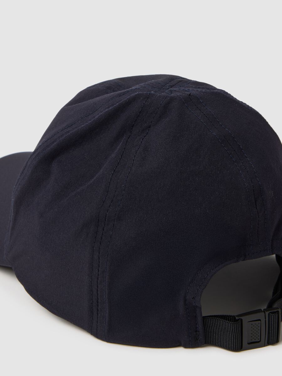 Blue cap with adjustable visor_2
