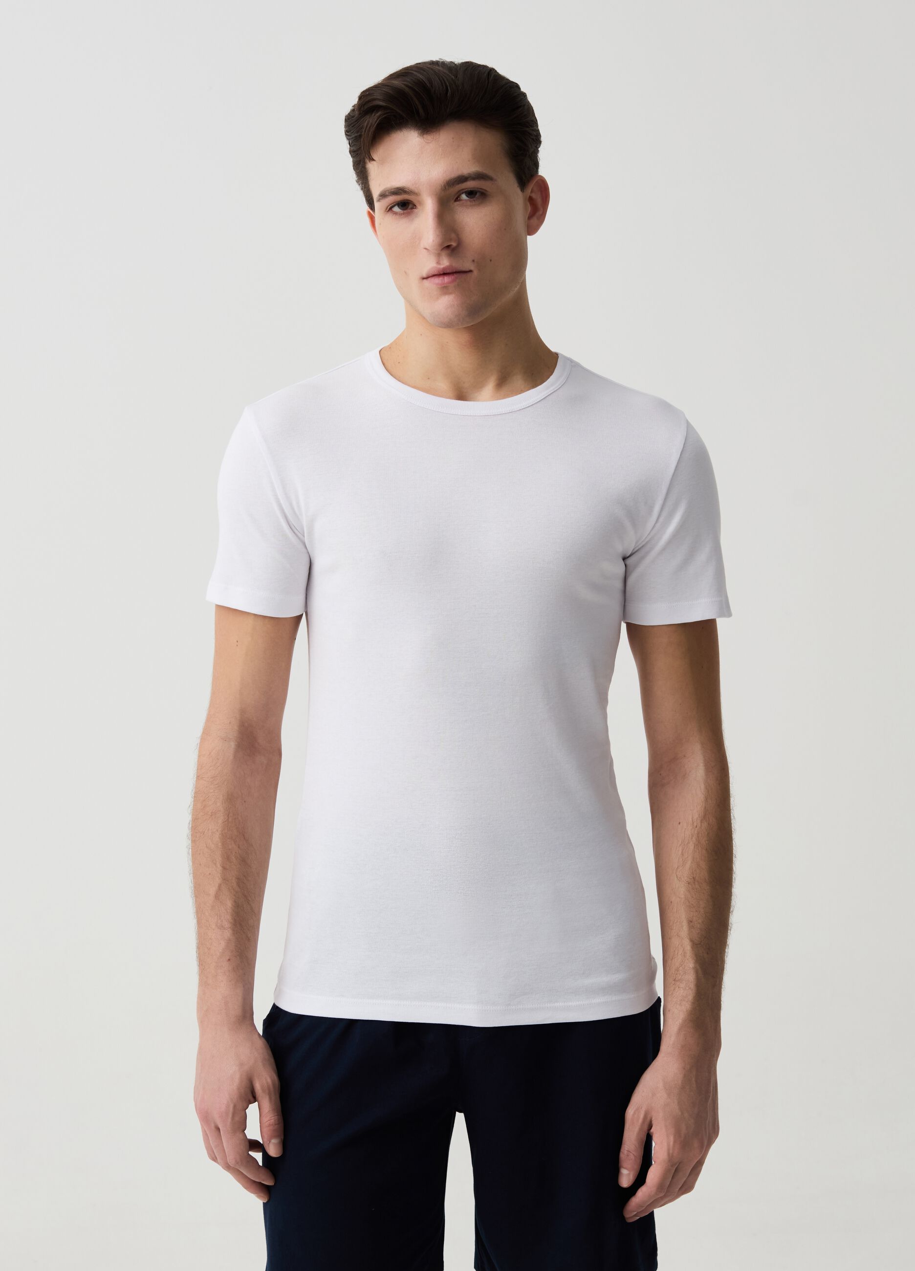 Two-pack organic cotton undershirts