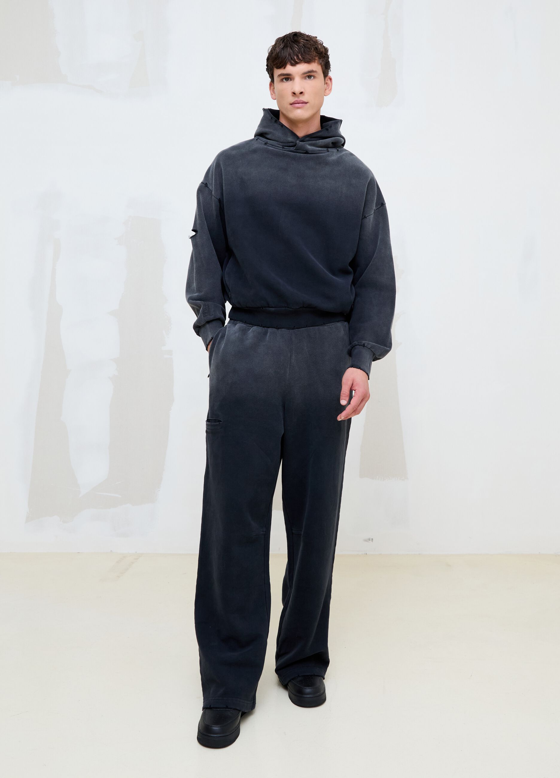 Sunfaded Black Sweatpants