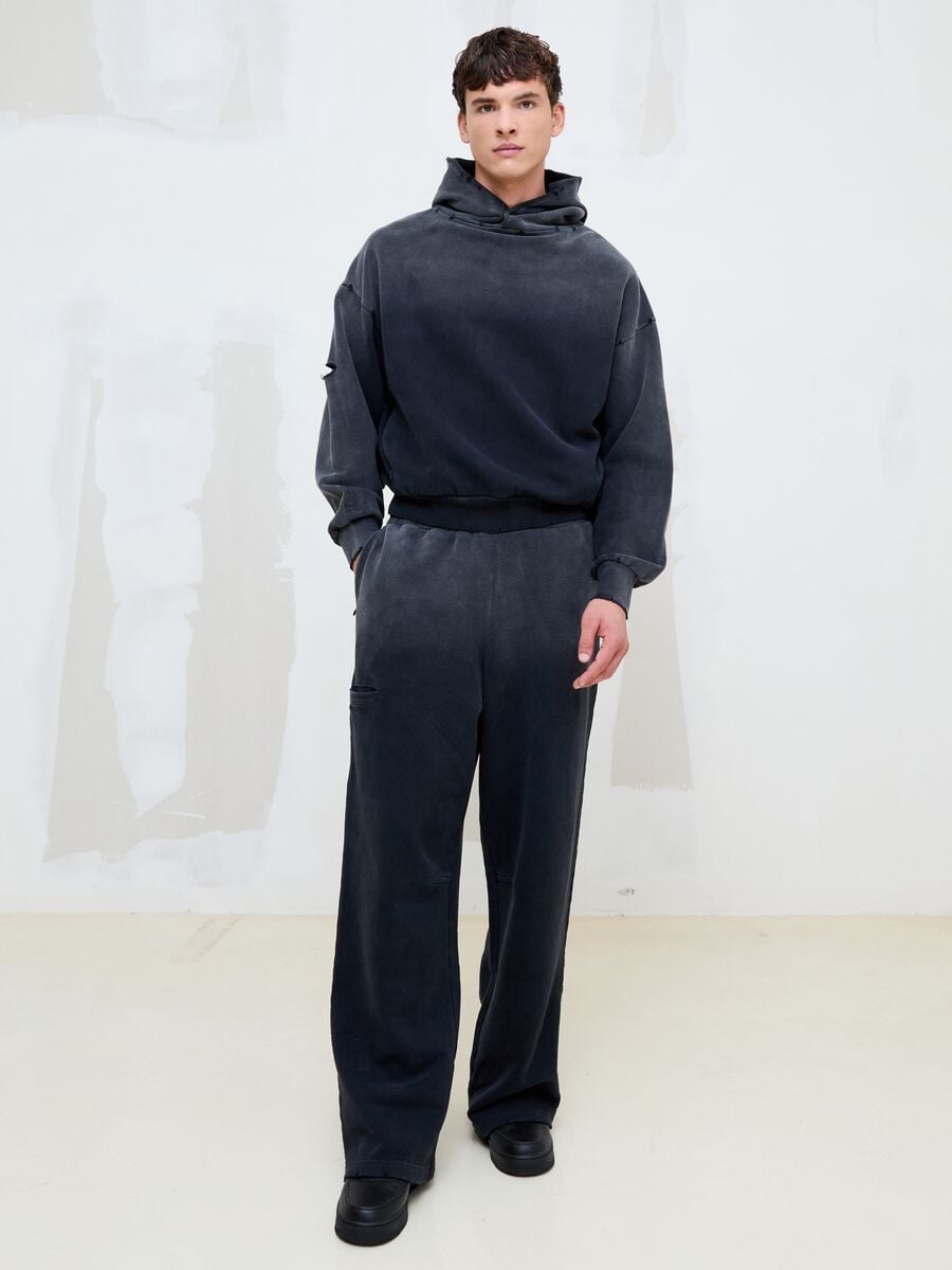 Sunfaded Black Sweatpants_1