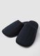Padded blue slippers for home_1