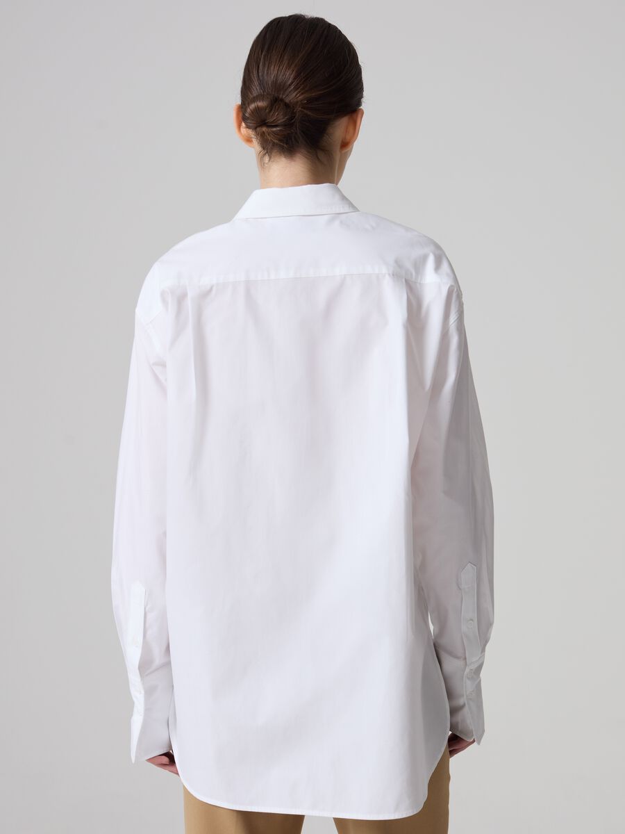 Camicia con plastron plisse Contemporary_1