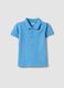 Light blue organic cotton polo shirt for boys, regular fit_0