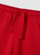 Pantaloni jogger rossi in puro cotone organico_2