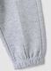 Graue Jogger aus reiner Baumwolle mit Herzmotiv, Comfort Fit f&uuml;r Baby-M&auml;dchen_3