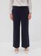 Jogger The Iconic Pants blu wide leg in viscosa elasticizzata_2