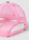 Girl's Pink Baseball Cap with Mesh Details and Stitch_1