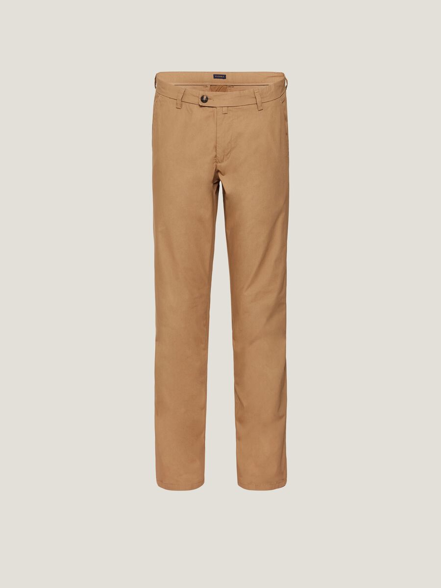 Slim-fit woven trousers_4
