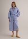 Blue striped pure cotton maxi dress_1
