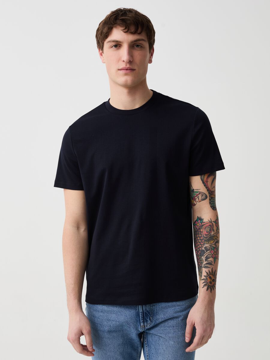 T-shirt premium regular fit in cotone_0
