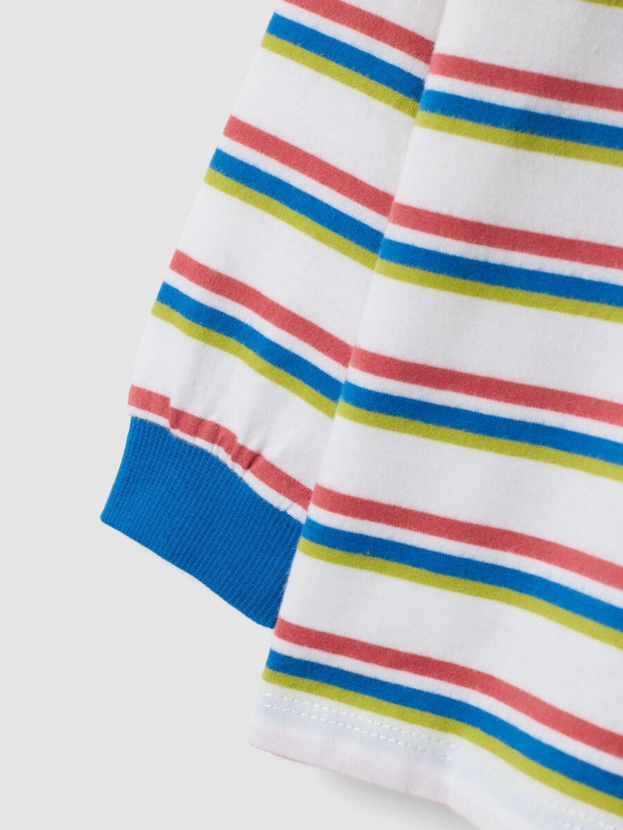 T-shirt bianca girocollo in puro cotone organico_3