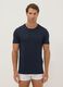 Blue regular-fit Supima cotton crew-neck T-shirt_0