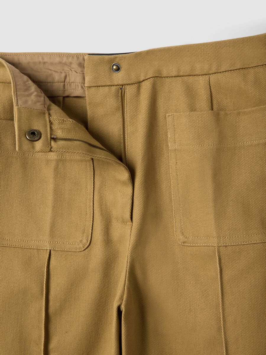 Brown Trousers in Pure Cotton_6