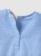 T-shirt in puro cotone azzurra da bimba regular fit con ricami_3