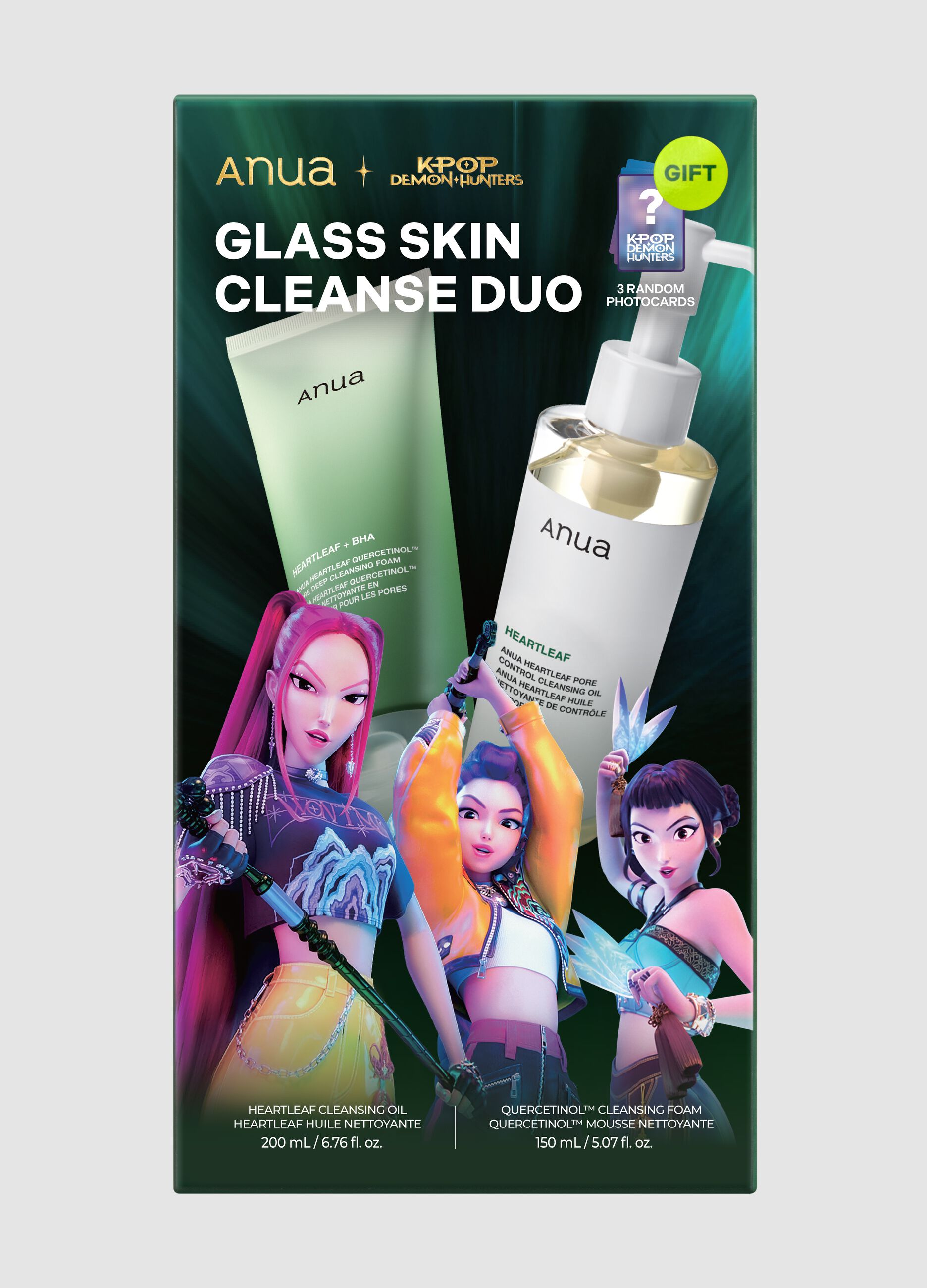 Double Cleansing Duo Set | Anua K-Pop Demon Hunters