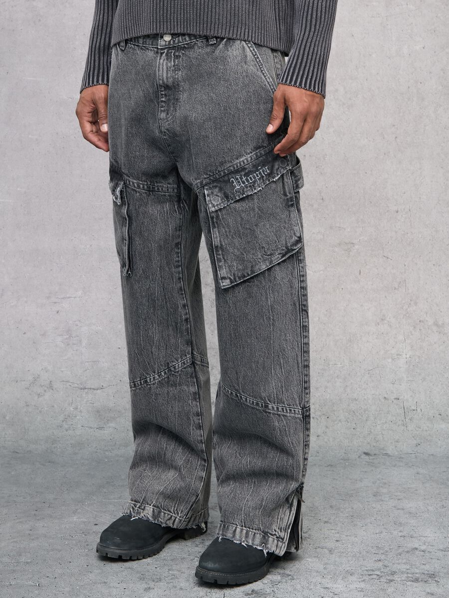 Cargo Denim Cinza Lavado_1