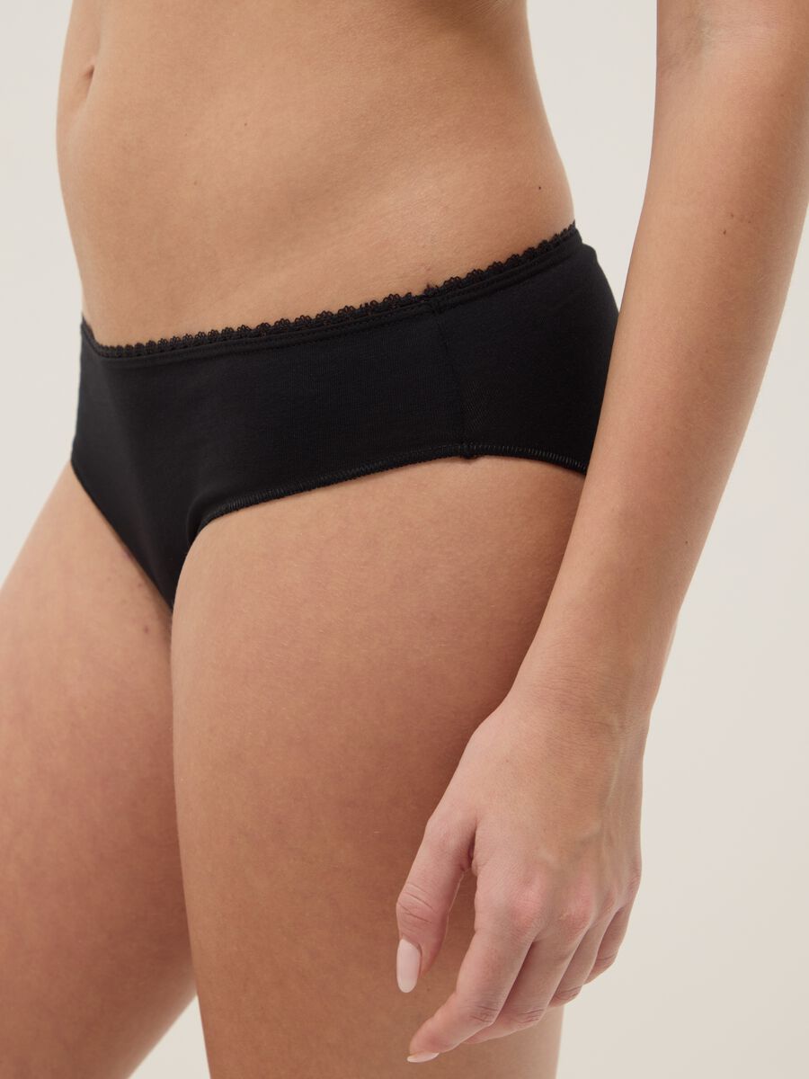 Multicolour Stretch Cotton Regular Fit Tripack Briefs_3