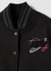 Black and grey cotton-blend varsity jacket, regular fit_2