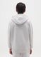 Boys' grey hoodie in pure cotton regular fit_1