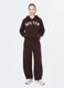 Purple cotton-blend baggy-fit jogger trousers_0