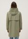 Green waterproof hooded jacket regular fit_3