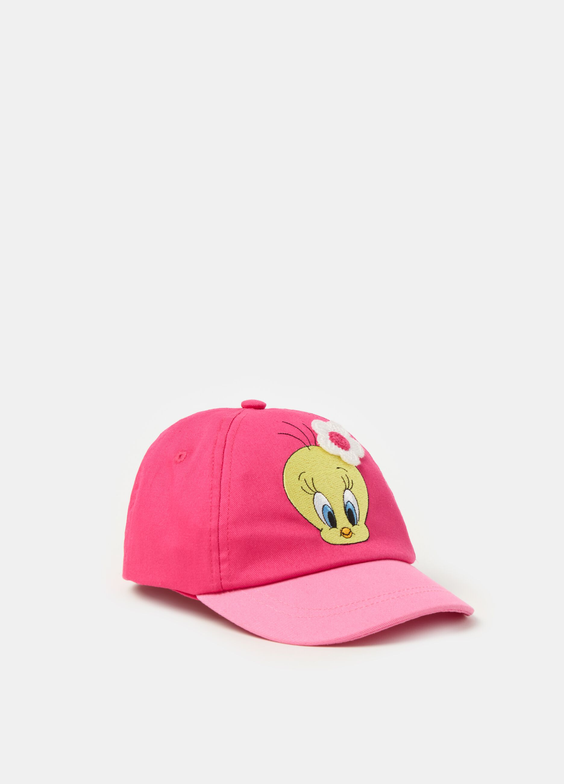 Baseball cap with Tweetie Pie embroidery