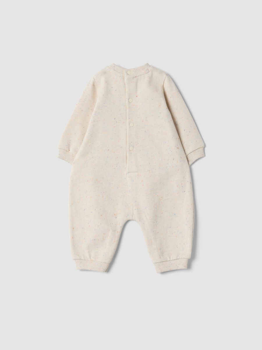 Tutina beige in misto cotone organico con bottoni_1