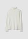 White pure cotton crew-neck T-shirt_4