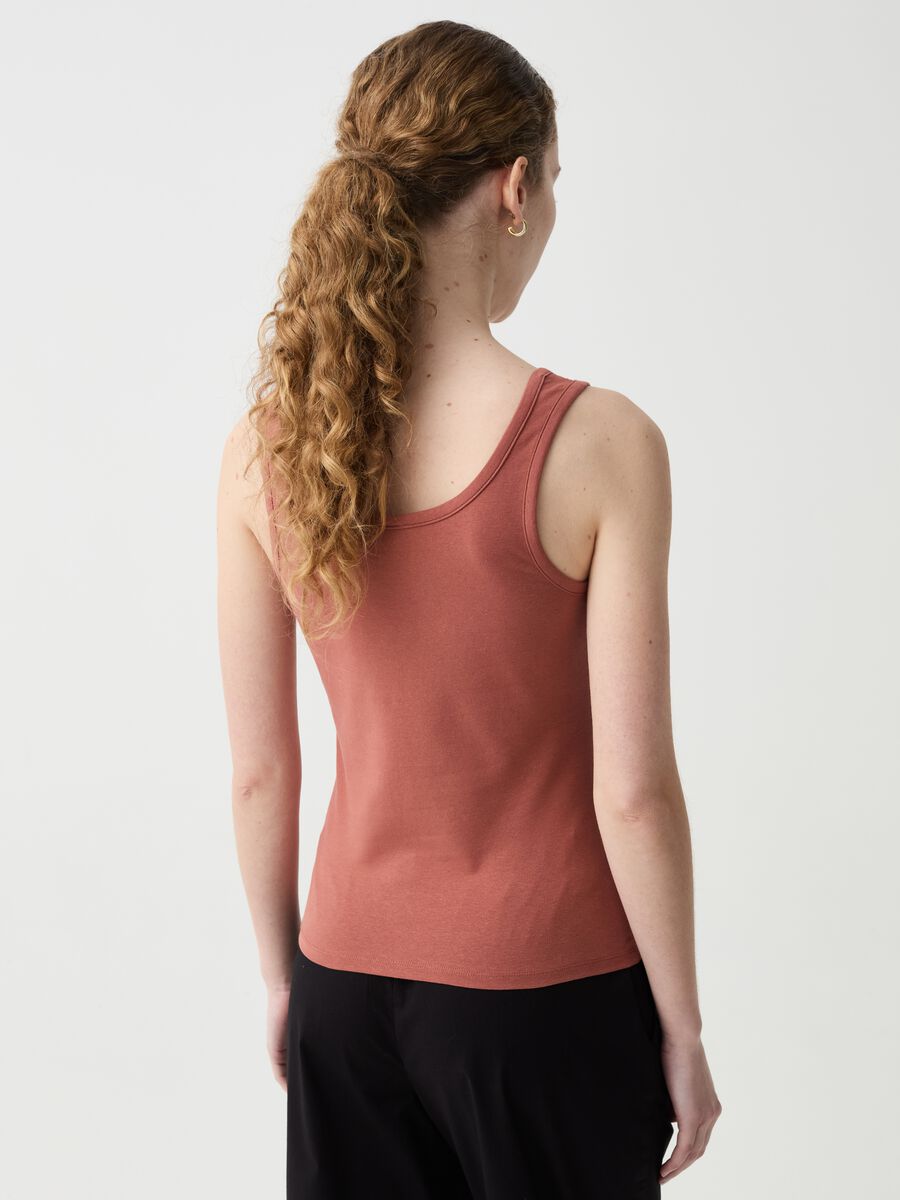 Tank top in stretch cotton_2