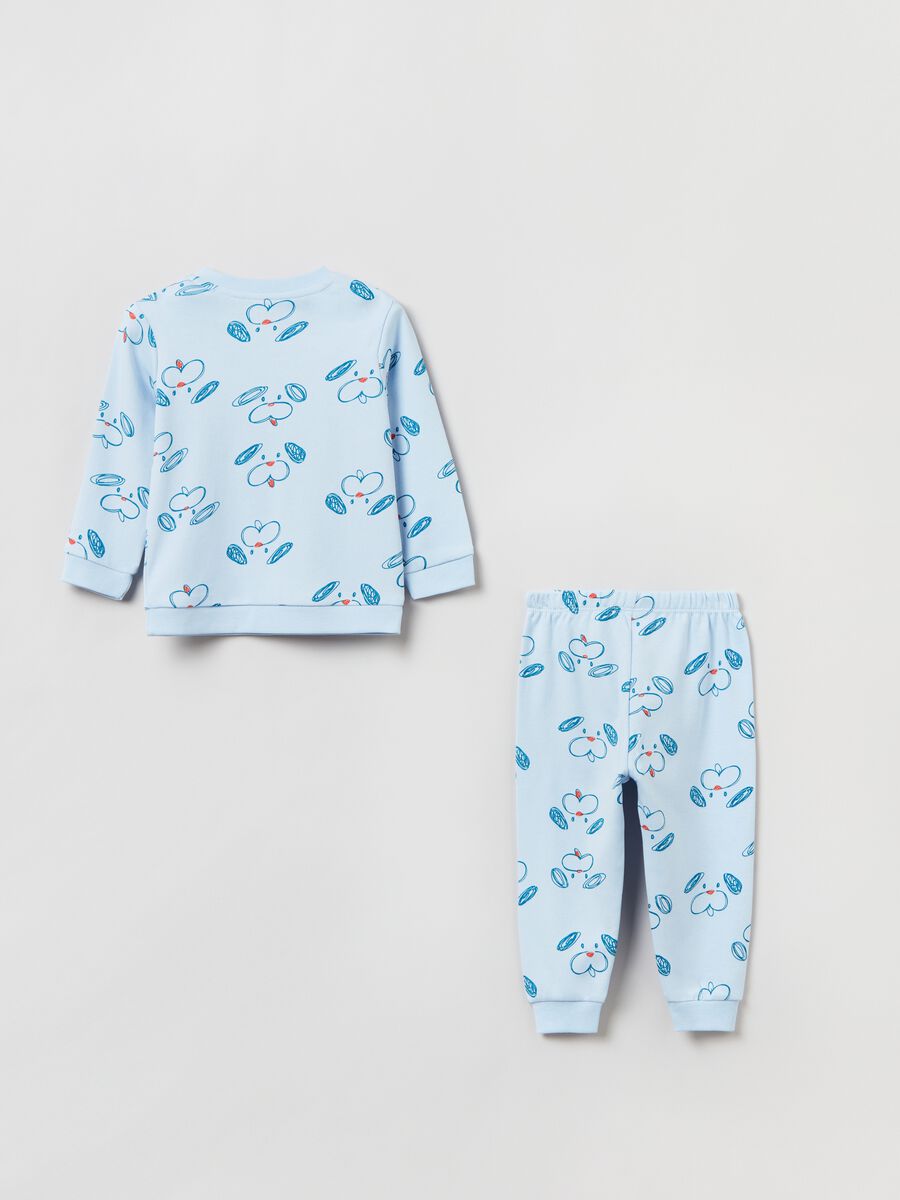 Cotton pyjamas with dog print_1