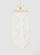White organic cotton-blend hooded baby towel with Winnie the Pooh theme_1