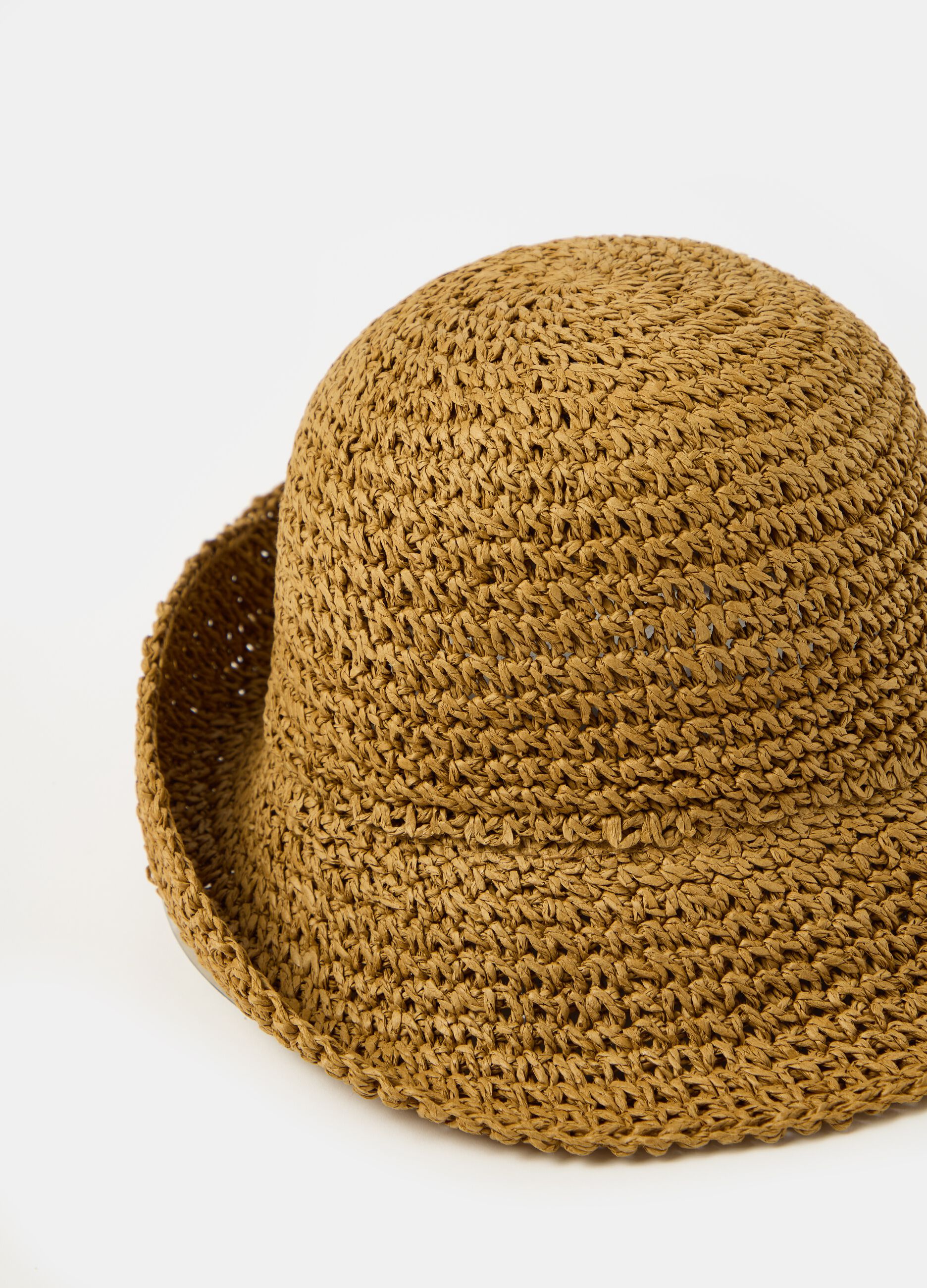 Straw bucket hat