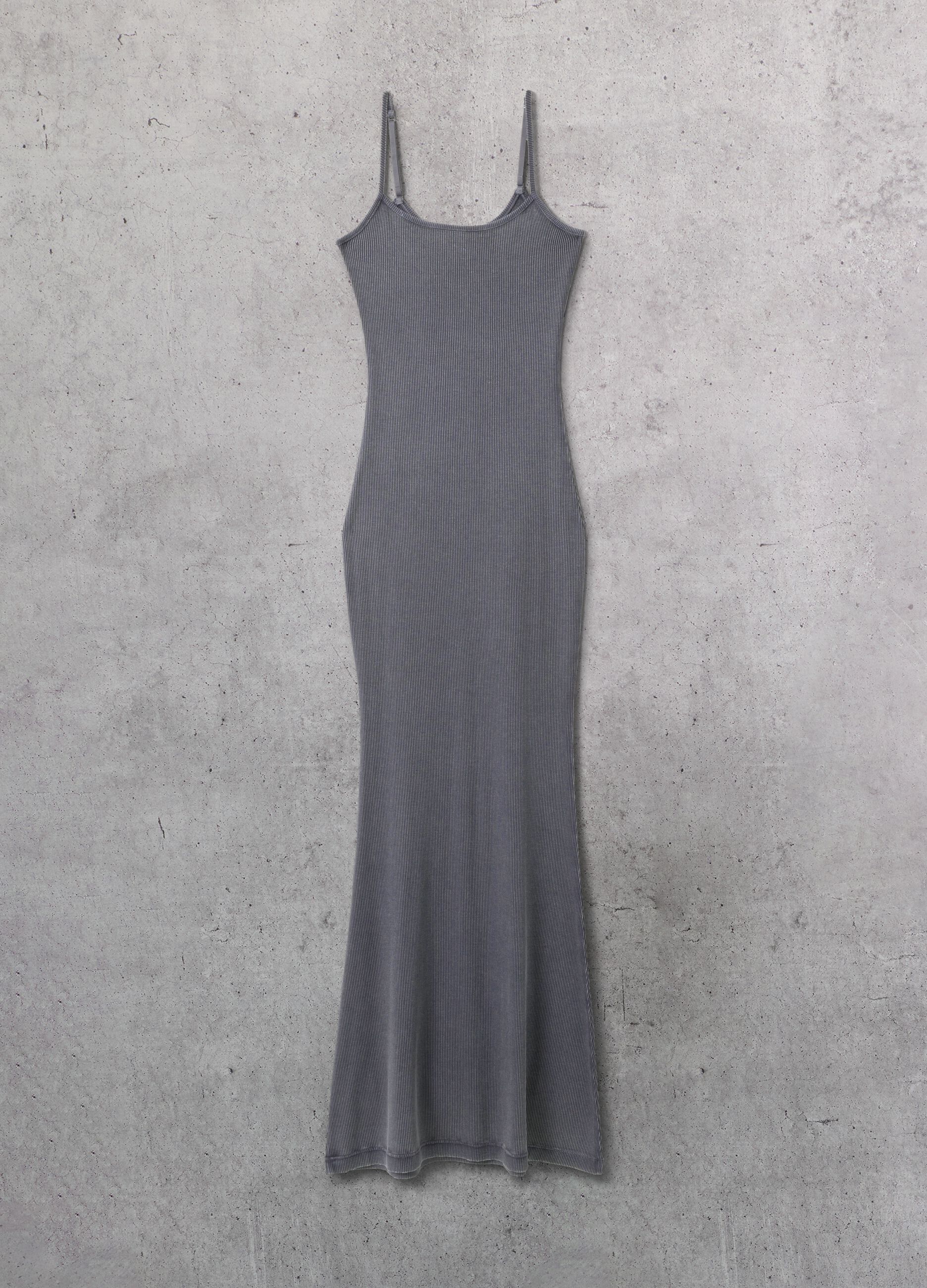 Vintage Grey Long Dress