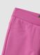 Rosa Flared-Treggings aus elastischer Bio-Baumwolle_2
