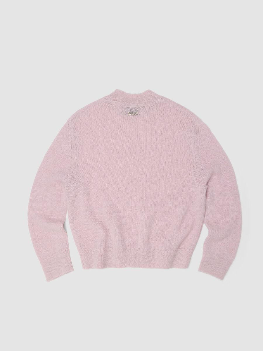 Mohair Crew Neck Light Pink_1