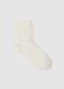 Short White Stretch Socks_0