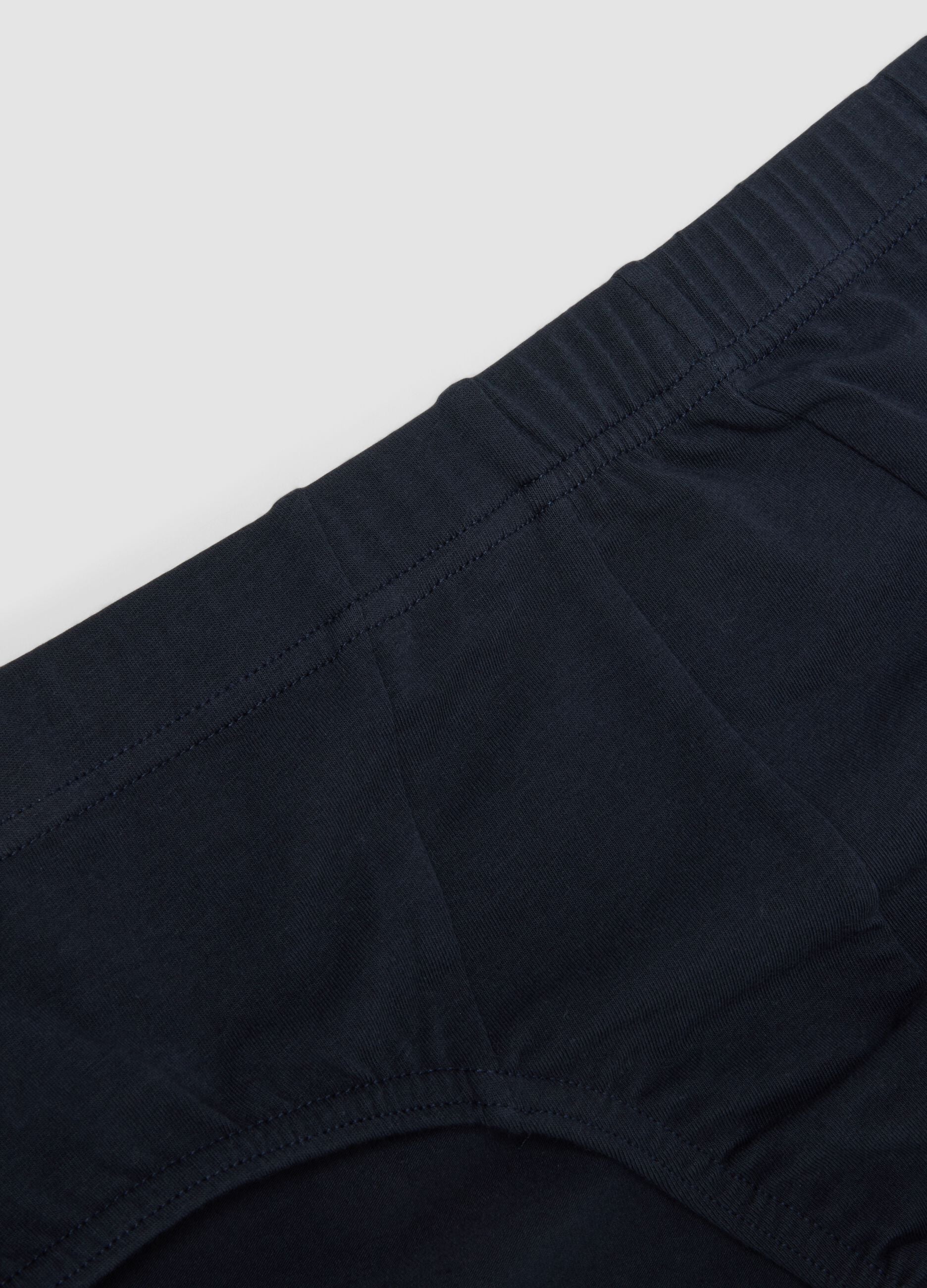 Blaue Slips aus Bio-Baumwolle